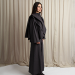 Scarf attached set