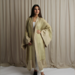 Olive green bisht
