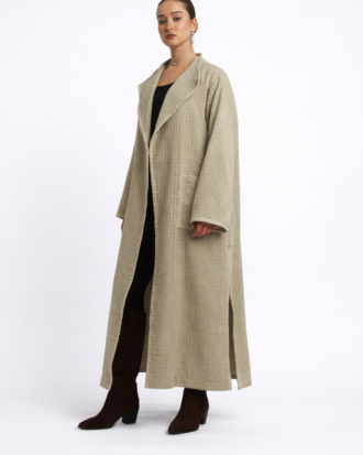 Textured Long Blazer